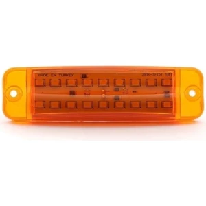 Ahmet Otomotiv Çift Sıra Parmak LED Lamba 18 Ledli Sarı 12/24 Volt