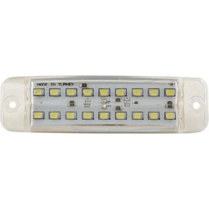 Ahmet Otomotiv Çift Sıra Parmak Lamba 18 Led'li 100MM 12V-24V Beyaz