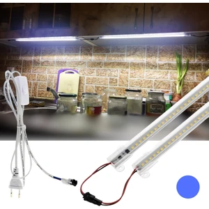 SB-6510 2 Adet 50 Cm Yüksek Lümen LED Şerit 220V Fişli ve Butonlu Eklenebilir Çubuk Bar LED
