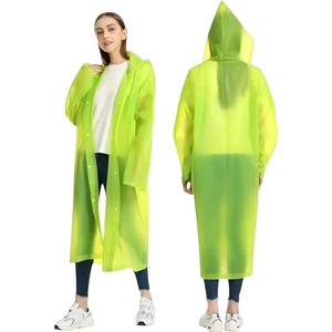 Kadın Rüzgar Geçirmez Kapüşonlu Yağmurluk Eva Yağmurluk