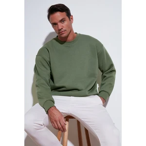 Regular Fit Bisiklet Yaka Pamuklu Içi Tüylü Yumuşak Şardonlu Sweat Erkek Sweat 5905255