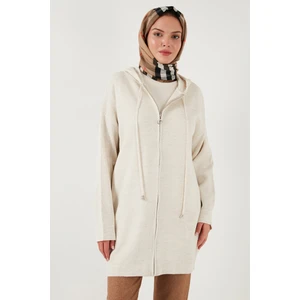 Modest Regular Fit Kapüşonlu Tesettür Triko Hırka Bayan HIRKA 4616176
