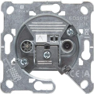 Triax EDS 01 F Sonlu TV/Sat Priz ( Made in Denmark )