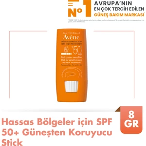 Hassas Bölgeler için Stick Güneş Kremi Spf 50 8 g