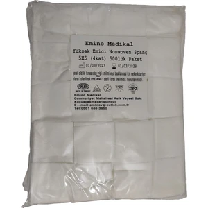 Yüksek Emişli Spanç Nonwoven 5 x 5 4 Kat 500 Adetlik Paket