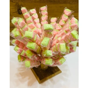 MARSHMALLOW LOLİPOP Şekerleme (Çilek) 10 Adet