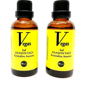 Vegas Aroma Saf Anason Yağı 100 ml - Distle Anason Yağı - Kristalize Anason Yağı