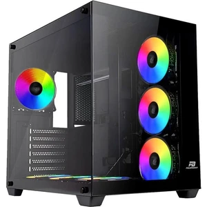 Powerboost PB-SS02B Sea Wıew 7-Rgb Fanlı Gamıng Mıd-Tower Pc Kasası