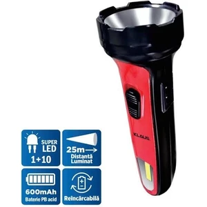 Şarjlı El Feneri 3+3W 600 Mah KE47711