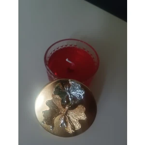 Dekoratif Cam Kapaklı Kokulu Mum
