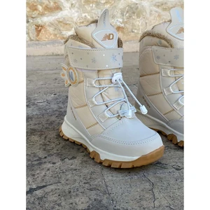 Pabuçhan Ayakkabı Çoçuk Kar Botu 1222 - Krem - 33 - BTMK01222-KREM-33