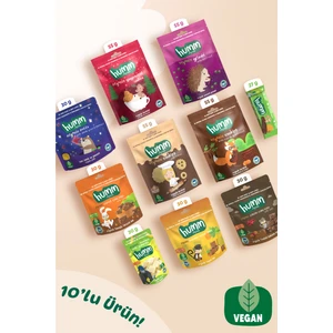 Organik Vegan Tatlı & Tuzlu Atıştırmalık Paketi - 10 Adet (10 Çeşit)