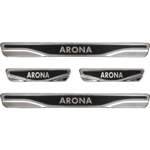Seat Arona Uyumlu Kapı Eşiği Karbon Krom 4 Parça