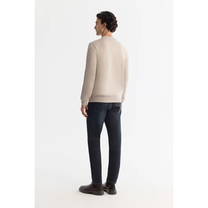 Avva Erkek Taş Bisiklet Yaka İçi 3 İplik ŞardonluRegular Fit Sweatshirt B001033