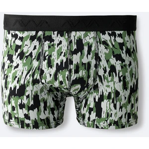 Avva Erkek Haki Desenli Pamuklu Tekli Regular Fit Boxer A42Y9530