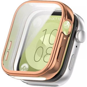 Huawei Watch Fit 3 Uyumlu Kasa Ekran Koruyucu 360 Tam Koruma Kılıf Kapak