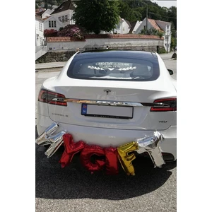 Gelin Arabası Için Yazı Düğün Arabası Için Sticker Size Özel Sticker Gelin Arabası Süsleme