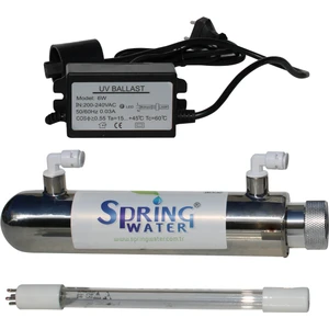 Spring Water Ultraviyole (Uv) Filtre Evsel Su Arıtma Cihazlarına Uygun