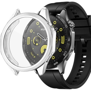 Huawei Watch Gt4 46MM Uyumlu Kasa Ekran Koruyucu 360 Tam Koruma Kılıf Kapak