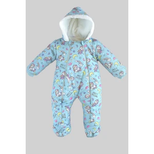 Unicorn Sweet Dreams Desenli Yeni Sezon Sabit Patikli Kürklü Bebek Kozmonot Astronot Tulum
