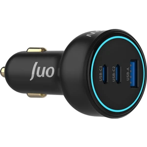 138W 3 Portlu Type-C + Usb-A Araç Şarj Aleti Pd 3.0 & Qc 4.0 Hızlı Araç Içi Şarj Cihazı