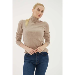 Fashion Friends Standart Fit Balıkçı Yaka Triko Kazak Bayan Kazak 24K0780K1