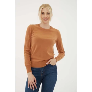 Fashion Friends Standart Fit Bisiklet Yaka Triko Kazak Bayan Kazak 24K0777K1