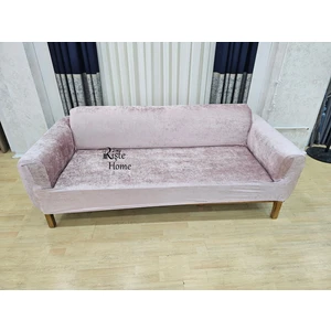 Rişte Home Kaliteli Yarı Kaplama 3lu  1 Adet Kadife Koltuk, Kanepe,çekyat Örtüsü,likrali,lastikli,