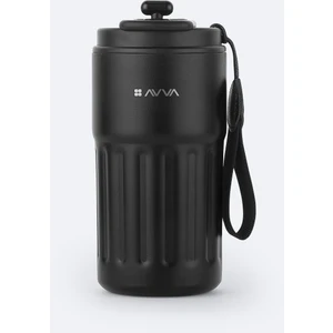 Erkek Siyah Sport %100 Çelik Termos 450 ml B009908