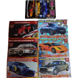 Emrah Gültekin Nitro Power 1453 Bd Araba Kartları Yapışkanlı Hologramlı Nostalji ve Süper Araba Oyun Kağıtları