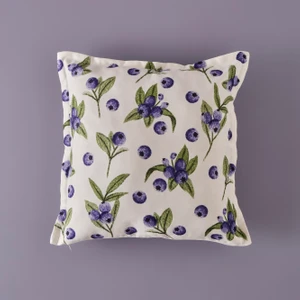 Bella Maison Blueberry Volanlı Kırlent Kılıfı Mor (45x45 Cm)