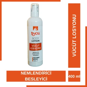 Vücut Losyonu Nemlendirici Besleyici Body Lotion Argan Yağı, Panthenol, Vitamin E Japon Kiraz Çiçeği 400 ml