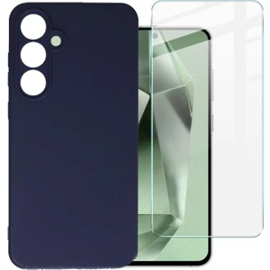 Samsung Galaxy S24 Fe Kılıf Kamera Korumalı Biye Kılıf + Ekran Koruyucu