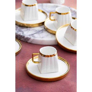 HXF-05927 Aria Gold 6lı Kahve Fincanı Takımı