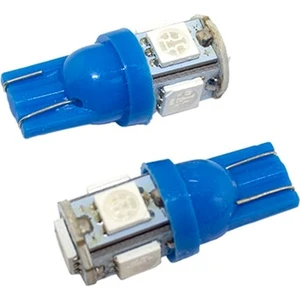 Dekoratif Led Ampul T10-2x5 SMD Led Mavi 12V/LAAM118-2-12