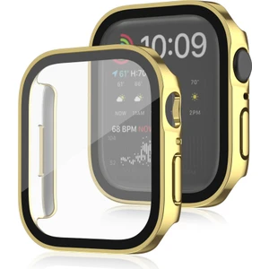 Apple Watch 6 7 8 9 44MM 45MM Uyumlu Rubber Kasa Ekran Koruyucu 360 Kılıf Kapak