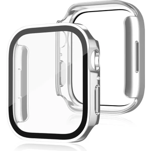 Apple Watch 6 7 8 9 44MM 45MM Uyumlu Rubber Kasa Ekran Koruyucu 360 Kılıf Kapak
