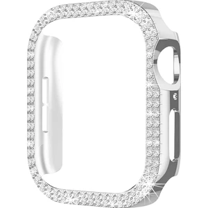Apple Watch 10. Nesil 42MM Uyumlu Parlak Taşlı 360 Tam Koruma Kapak Kılıf