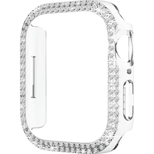 Apple Watch 10. Nesil 46MM Uyumlu Parlak Taşlı 360 Tam Koruma Kapak Kılıf