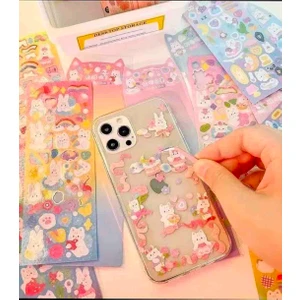 20 Sayfa Kawaii Mini Sticker, Çıkartma, Okul Etketi
