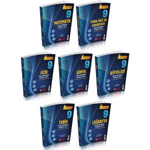 Zafer Yayınları Yeni Müfredat 9. Sınıf Tam Set 7 Kitap Türk Dili Edebiyatı - Matematik - Fizik - Kimya - Biyoloji - Tarih – Coğrafya