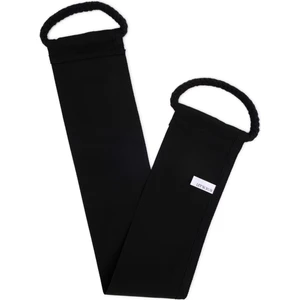 Siyah Sırt Banyo Duş Kesesi %100 Floş Ipek Kadın ve Erkekler Için Peeling 15X85 cm