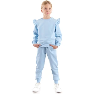 Kız Çocuk Fırfır Detaylı Trend Eşofman Takımı AK2515