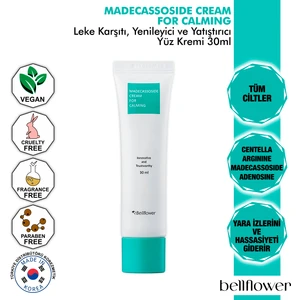 Madecassoside, Centella Içeren Nemlendirici, Yatıştırıcı, Yenileyici, Leke Karşıtı Krem 30ML