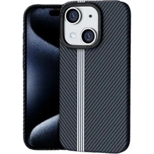 iPhone 15 Plus Kılıf Carbon Fiber Magsafe Özellikli Ultra Ince Yumuşak Yüzey