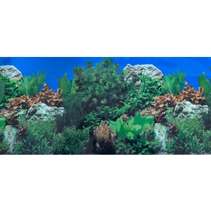 Canlı Petshop Arka Fon (Bitkili Akvaryum Kayalı) 50 cm Uzunluk Yükseklik 50 cm No 9071