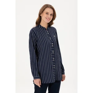 U.S. Polo Assn. Kadın Lacivert Gömlek Tunik 50290024-VR033