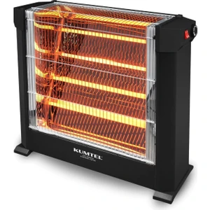 Siyah Mini Şömine Isıtıcı 2200 W Ks-2760