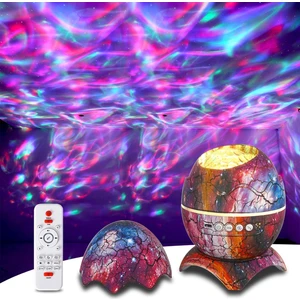 Dinazor Yumurtası Gece Lambası Projektör Uzaktan Kumandalı Nebula Gece Lambası Hoparlörlü Bluetooth Gece Lambası Yatak Odası Gece Lambası Çocuk Odası Gece Lambası