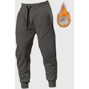 Ghassy Co. Run Sporcu Günlük Içi Şardonlu Üç Iplik Spor Eşofman Altı